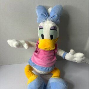 Disney Authentic Daisy Duck Plush Stuffed Animal Doll 18 inches